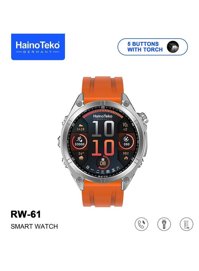 Haino Teko RW-61 Smartwatch With Round Shape AMOLE (1)