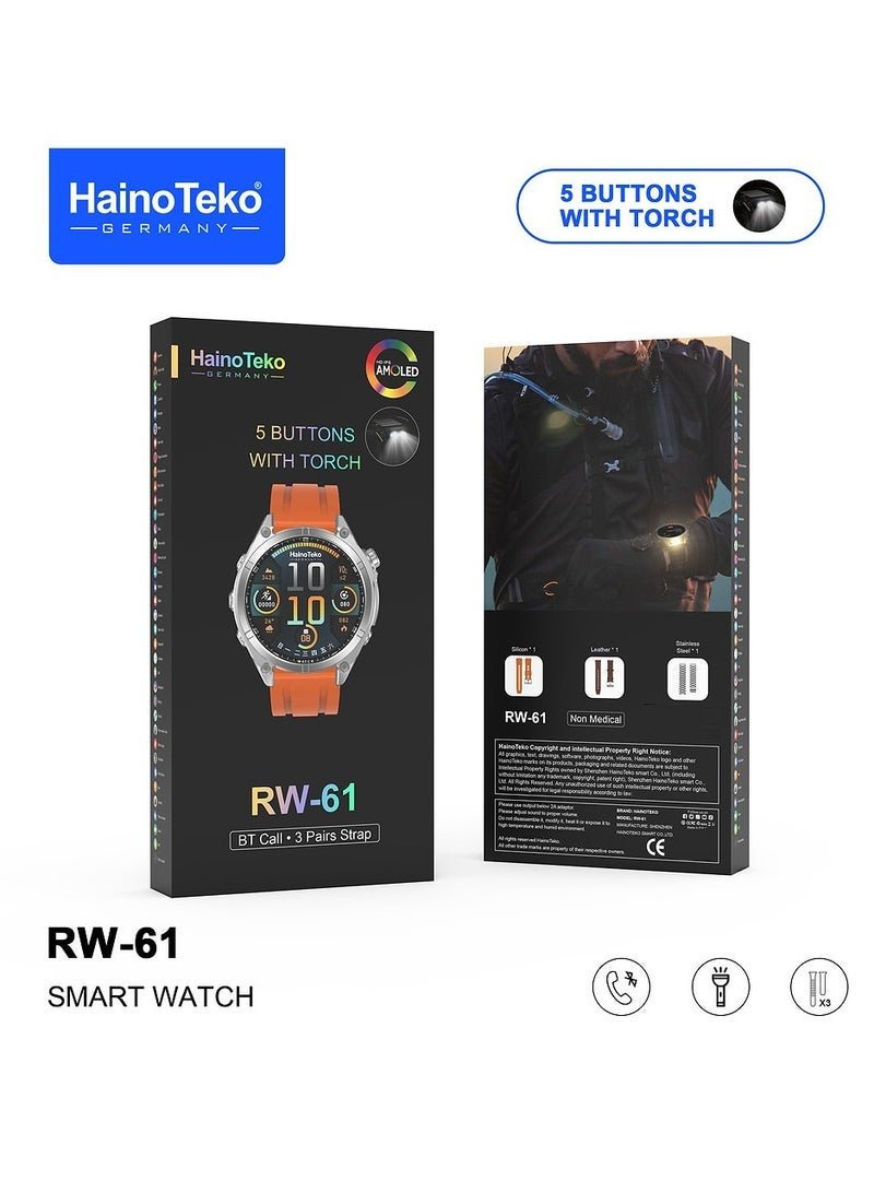 Haino Teko RW-61 Smartwatch With Round Shape AMOLE (2)