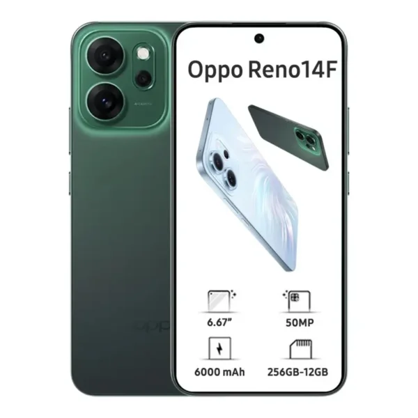 Oppo Reno 14F 5G - هواتف ذكية - Oppo Reno 14F 5G / 12+12GB RAM / 256GB